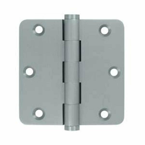 Patioplus 3.5 x 3.5 x 0.25 in. Radius Hinge Steel - Brushed Chrome-US26 PA3239607